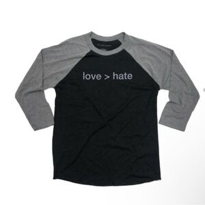 Black and Gray Raglan Shirt